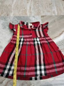 Chic Plaid Baby Dress