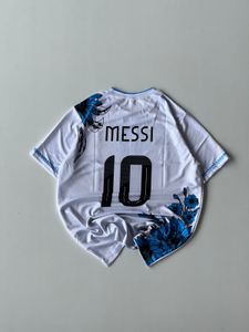 Messi White &amp; Blue Snake Jersey