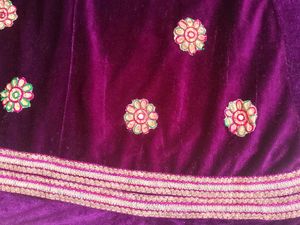 Designer Velvet lehnga