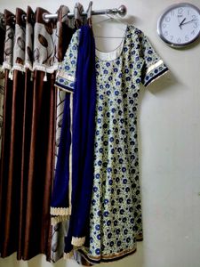 Floral Anarkali Kurta Set