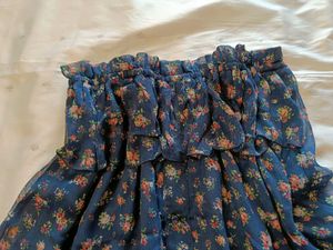 Floral Mini Skirt