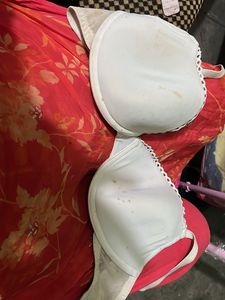 White Padded Bra