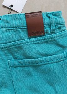💚 Brand New Street9 Green Wide Leg Jeans