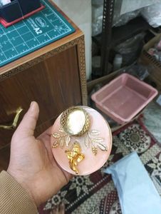 Decorative thali with Ganesha Idol