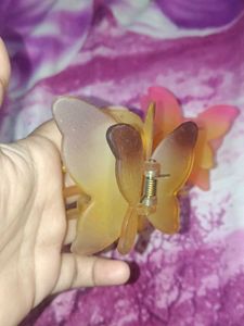 Cute Butterfly Hair Claw Clips (Set of 3)