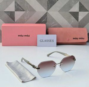 Miu Mi Rimless Gradient Sunglasse