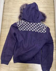 Voilet Fur Hooded Jacket - Fix Rate