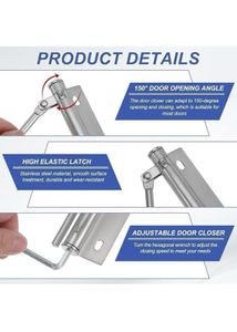 JOVIRA Automatic Door Closer, Adjustable Spring St