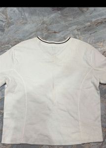 Combo StudioFit Textured White Top