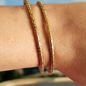 Gold-Tone Bangle Set