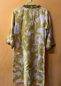 Varyami Yellow Floral Kurta