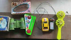 Vintage Toy Lot - Car, Binoculars &amp; More!