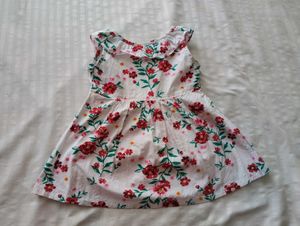 Adorable Floral Print Baby Dress