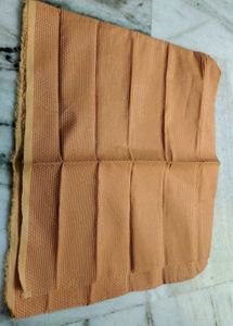 Orange Textured Fabric Piece