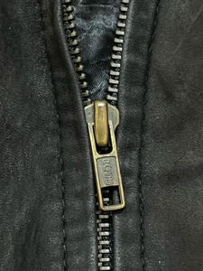 Vintage Leather Bomber Jacket