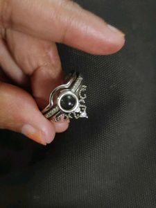 ANTI TURNISH|Elegant Silver Bracelet and Ring Set