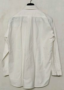 Korean Classic White Button-Down Shirt