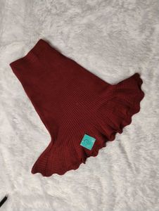 💗Burgundy Ruffle Hem Skirt💗