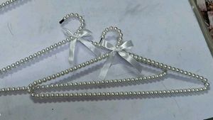 "Elegant Pearl Clothes Hangers