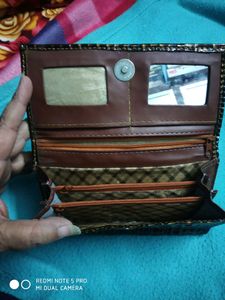 New Purse With 4  Chains  &amp; MIRROR
