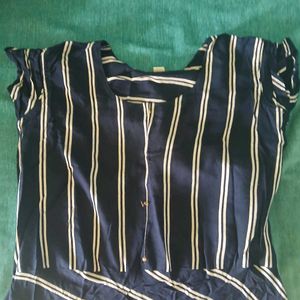 Striped short sleeve Dress