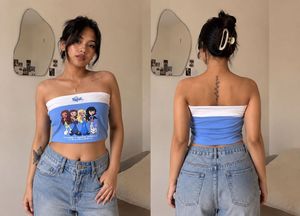 Y2K Bratz Graphic Tube Top