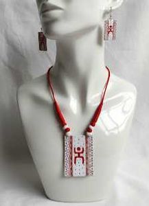 Handcrafted Terracotta Necklace &amp; Earring Set