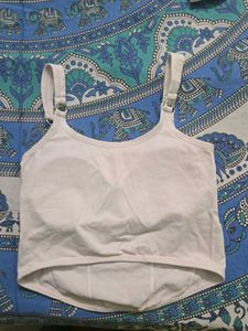 y2k padded Corset Style Tank Top