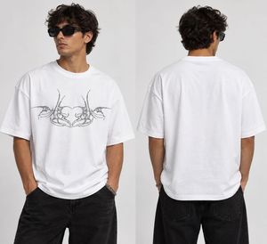 White Graphic Print T-Shirt