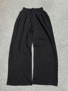 Black Wide Leg Lounge Pants