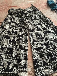 MSI Black &amp; White Palazzo Pants