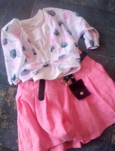 Babygirl top and skirt set