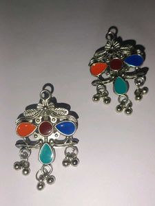 combo Boho Multi-Color Stone Earrings