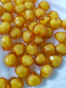 Big Size Heart Shape Beads 50 Pis