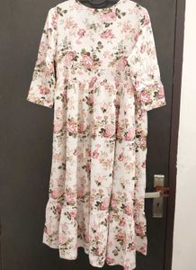 Elegant Floral Print Kurta