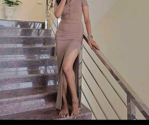 Ribbed Knit Midi Dress