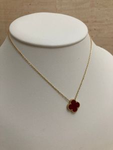Red Clover Anti Tarnish Necklace