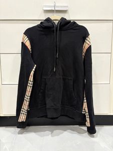 Burberry Hoodie with Plaid Detail