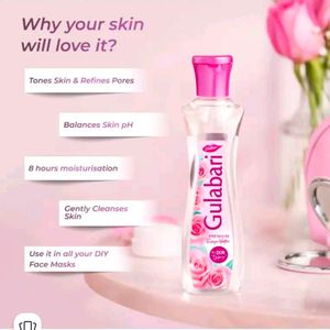 Dabur Gulabari Premium Rose Water - 400ml (Pack of