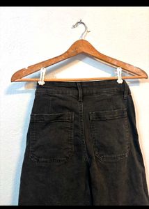 H&amp;M Chic Wide-Leg Black Pants