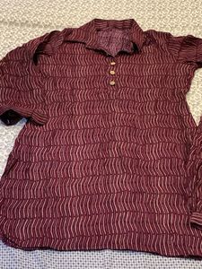 Maroon Printed Kurta Set