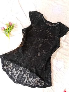 Lace Black Top