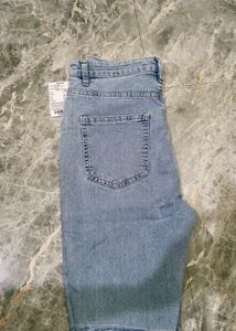 Light Wash Denim Bermuda Shorts