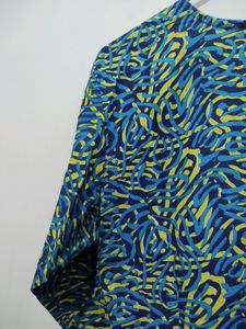 Jaipur Kurti Abstract Print Multi Color Kurta