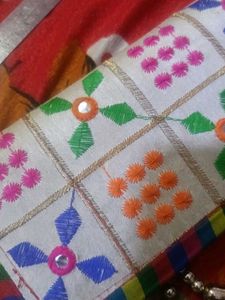 Boho Embroidered Clutch