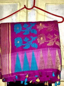 Elegant Floral Design Saree