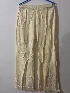 Elegant Embroidered Palazzos