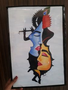 Handpainted Laminated Wall Painting