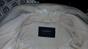 Stylish Cream Moto Jacket