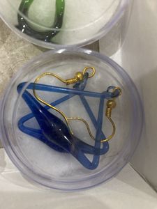 Unique Sea Glass Dangle Earrings